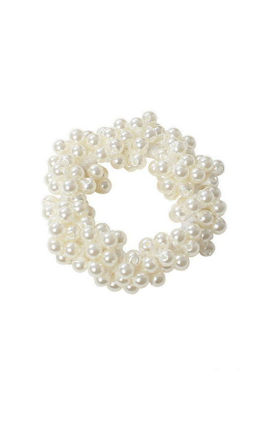 Girls Pearl Headdress Jewelry Hair Tie