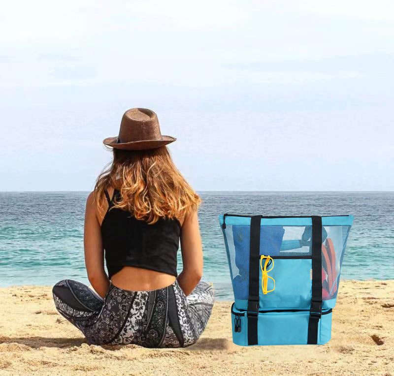 Manufacturer Custom Two-in-one Detachable Ladies Travel Beach Bag