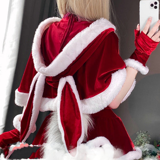 Halloween Cosplay Maid Uniform Bunny Girl Christmas Costume