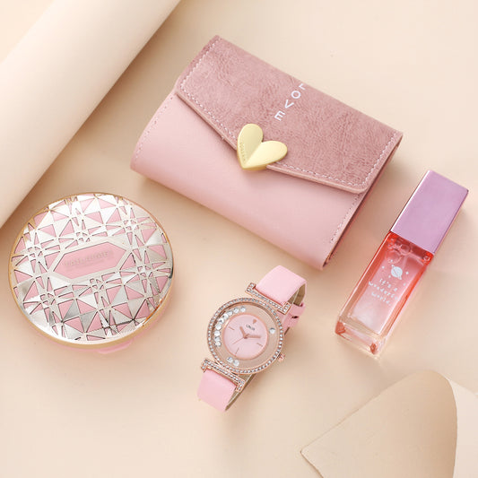 Gift Box Watch Perfume Air Cushion Wallet