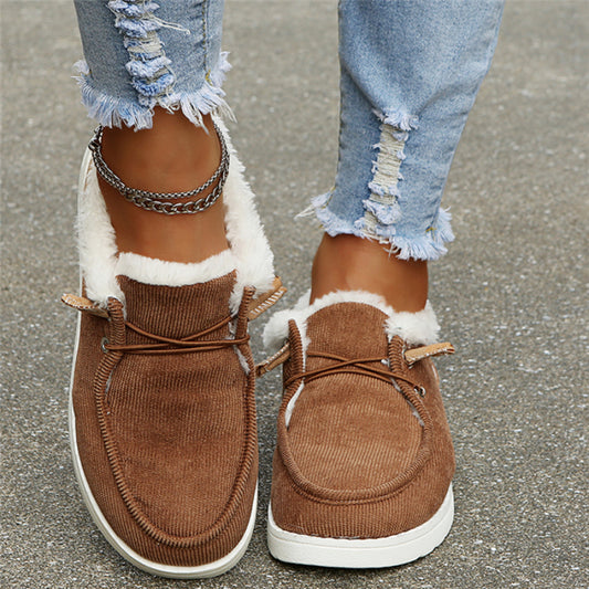 Women's Shoes Warm Winter Loafers