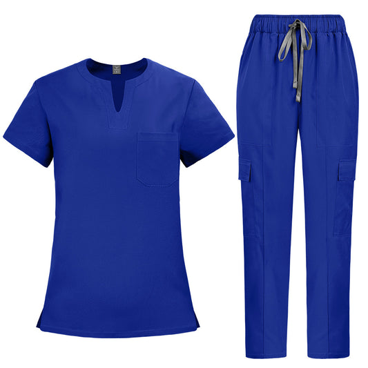 Simple Straight-cut Hand-washing Suit For Nurses