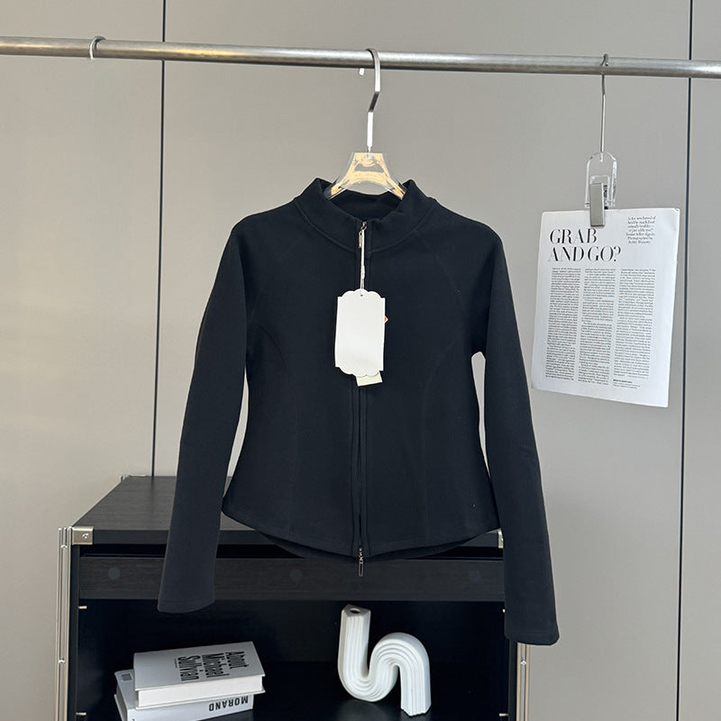 Women's Double Faced Fleece Thermal Cardigan Coat