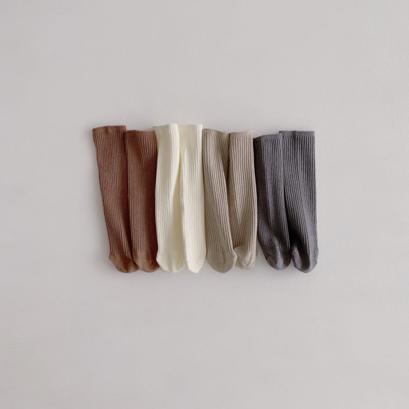 Korean Morandi heelless solid color lace socks