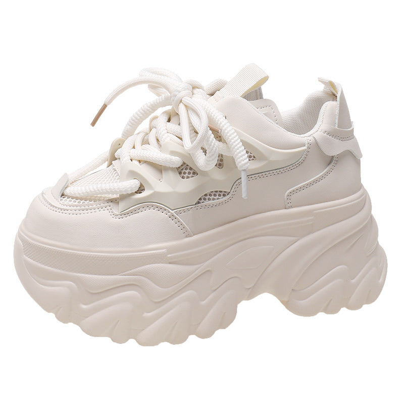 Platform Dad Shoes Black Spring And Autumn New Women's Shoes