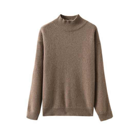 Women's Solid Color Casual Knitted Base Layer Top