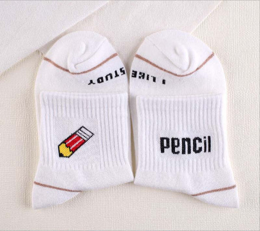 Fruit cartoon tube socks