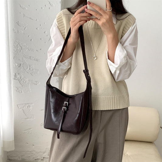 Korean-style Simple And Fashionable Womens Shoulder Bag