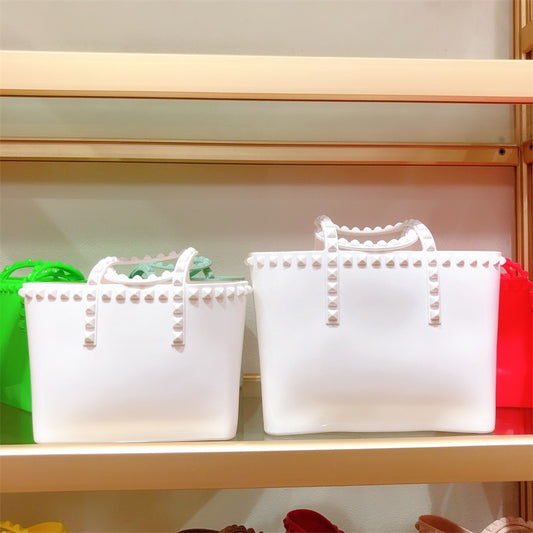 Shopping Large Capacity Pvc Ladies Bag
