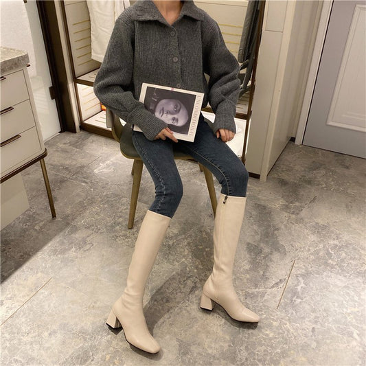 New British Style Martin Leather Boots