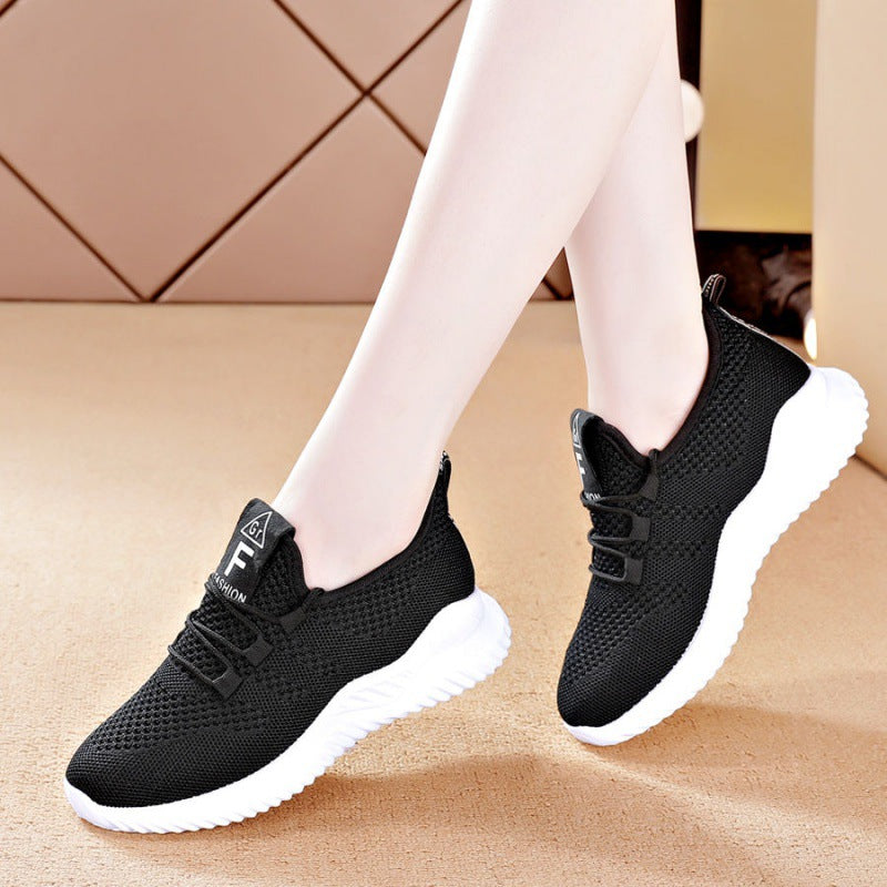 Women's Mesh Casual Running Shoes Korean Style All Match
