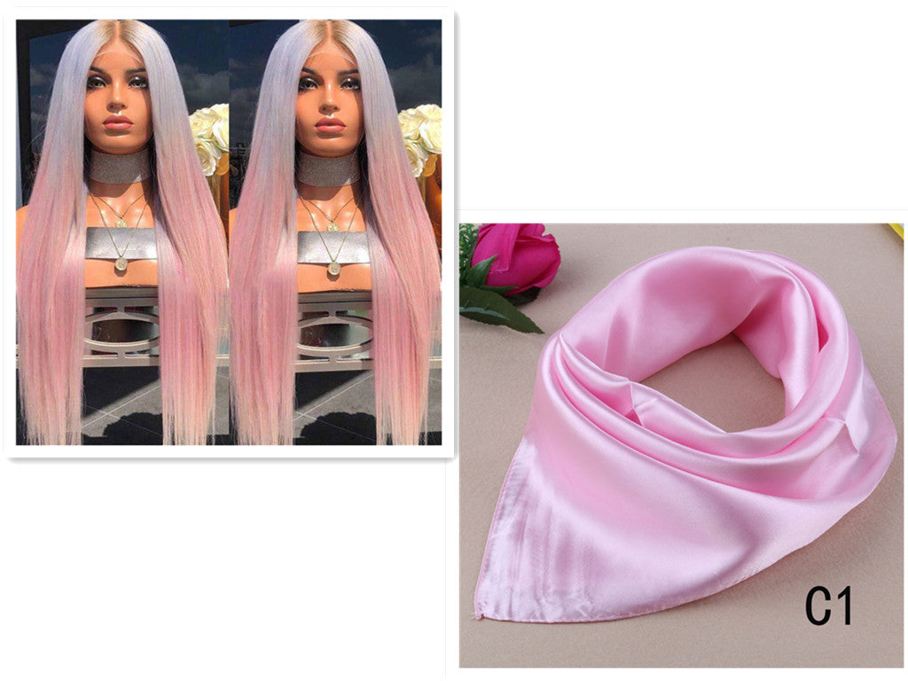 Bleached And Dyed Ladies Long Straight Hair
