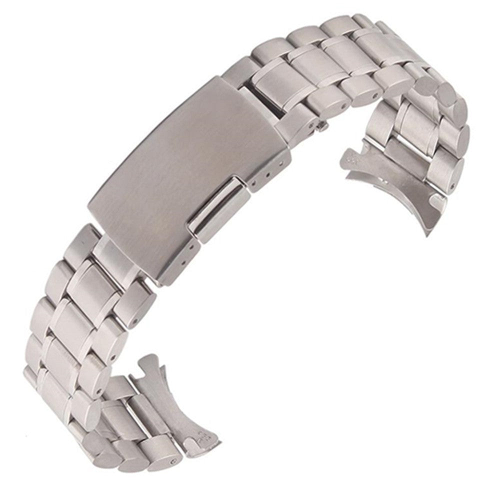 Solid stainless steel with elbow strap gold black strap