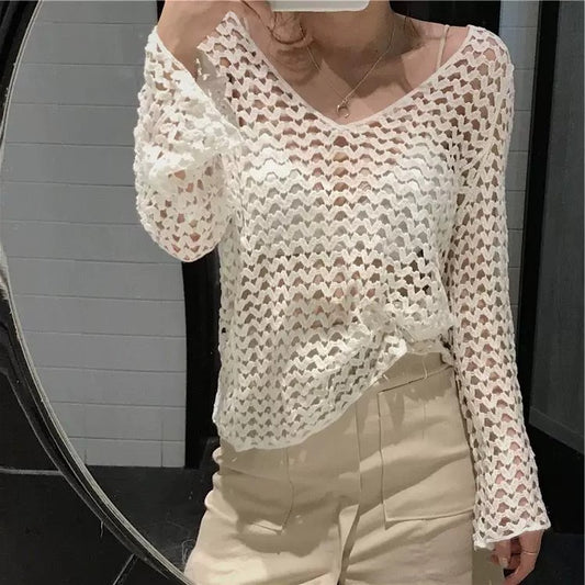 Chic Sweet And Spicy Sexy Sun Protection Sweater
