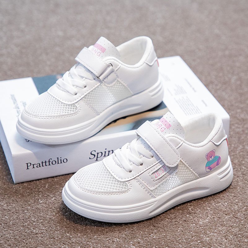 Children's Small White Shoes Spring New Board Shoes
