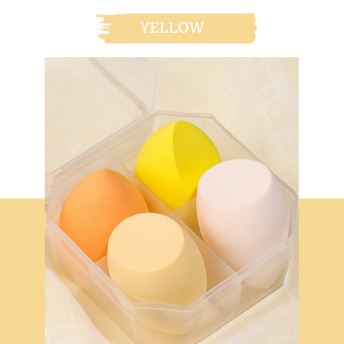 Beauty Eggs Set Seamless Smudging More Hygienic Prevents Bacteria Buildup Create A Flawless Makeup Look Beauty Egg Case 4pcs