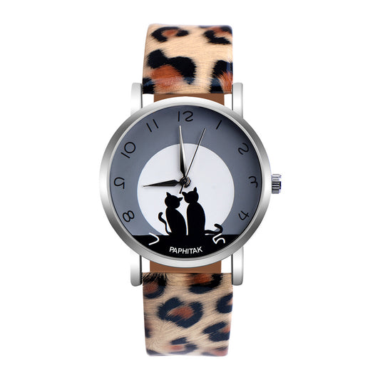 Quartz couple watch