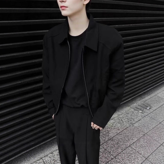 Mens And Womens Trendy Casual Short Zip Up Jacket