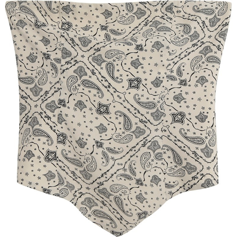 Fashionable Cropped Form-fitting Tube Top