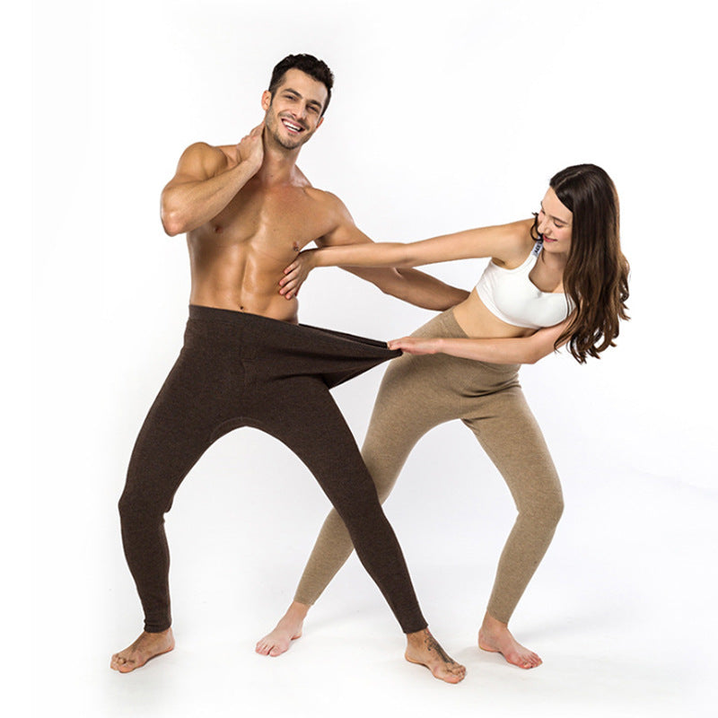 Women's slim-fit, warm-fitting cashmere leggings