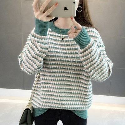 Womens Loose Stylish Knit Base Layer Top For Layering
