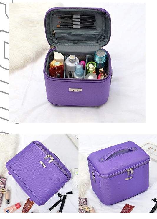 Large-capacity Portable Korean Version Simple Portable Cosmetic Case