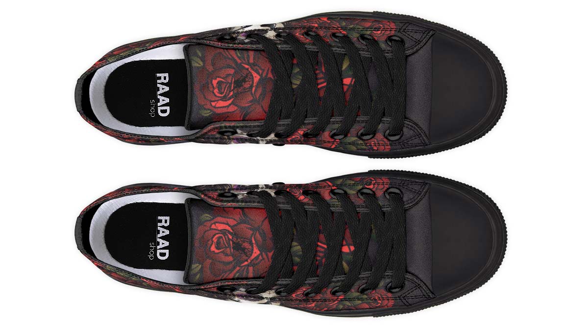 Fashion Print Couple Low-Top Canvas Shoes