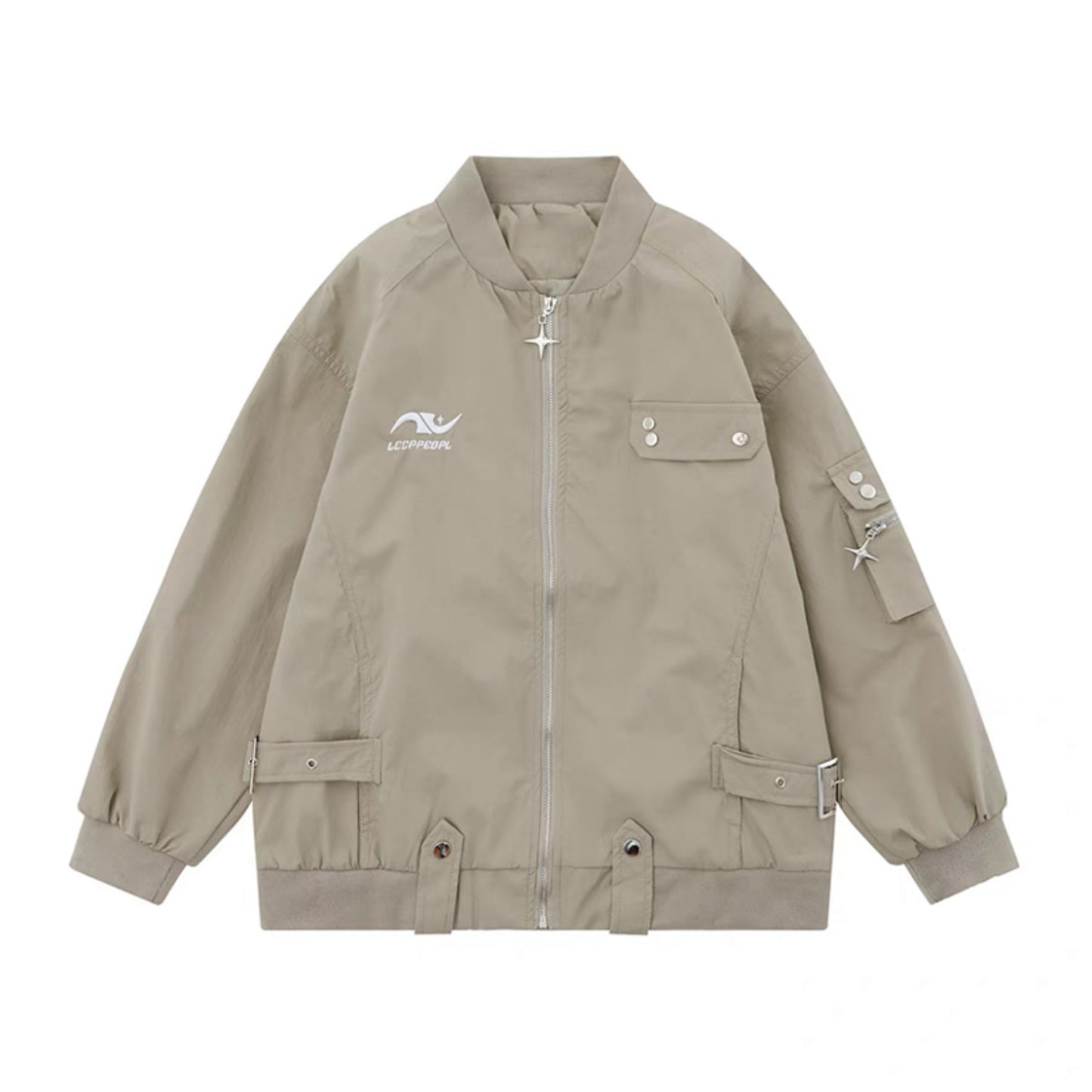 American Retro Street Metal Pilot Jacket