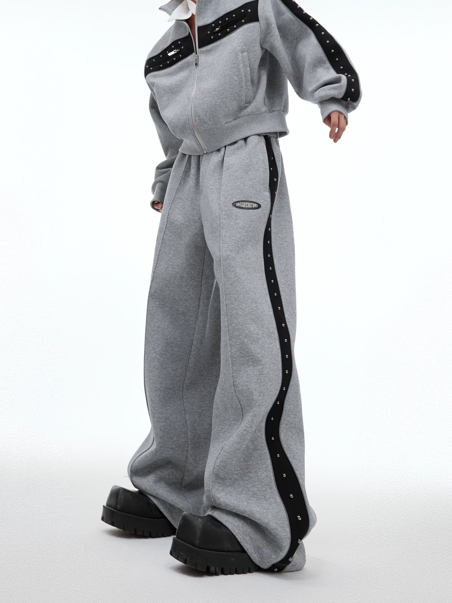 Casual Profile Coat Draped Casual Pants