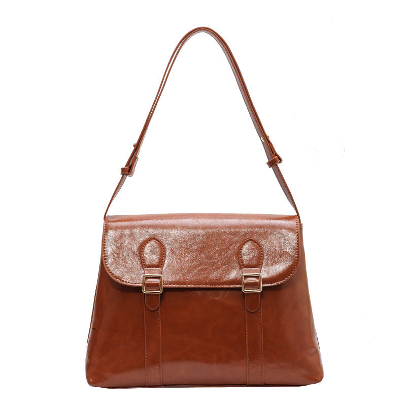 One-shoulder Women's Retro Fashion Niche Messenger Bag