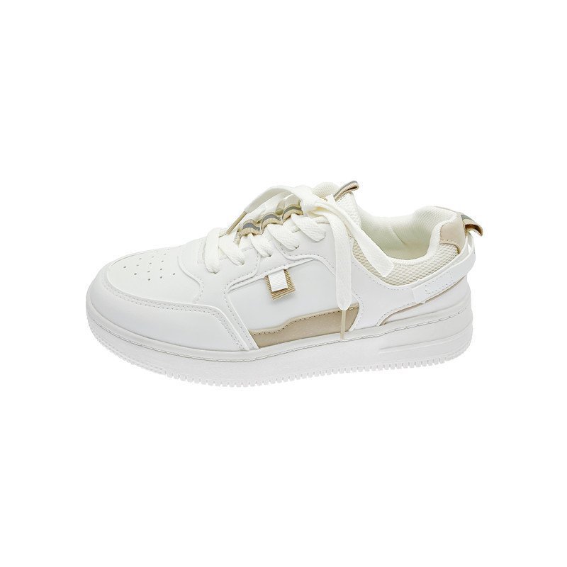 Thick-soled Lace Casual White Shoes Street Style Ins Trendy Women's