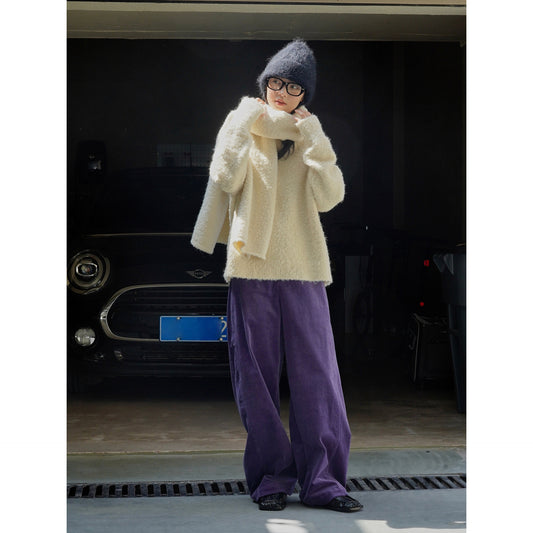 Casual Straight Loose Slim Warm Women's Pants
