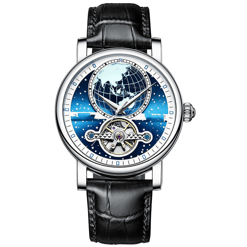 Men's Fashion Fully Automatic Waterproof Tourbillon Watch