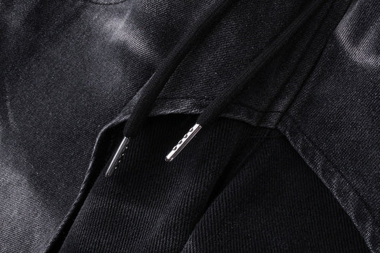 Damebukser med simpelt denimsyninger