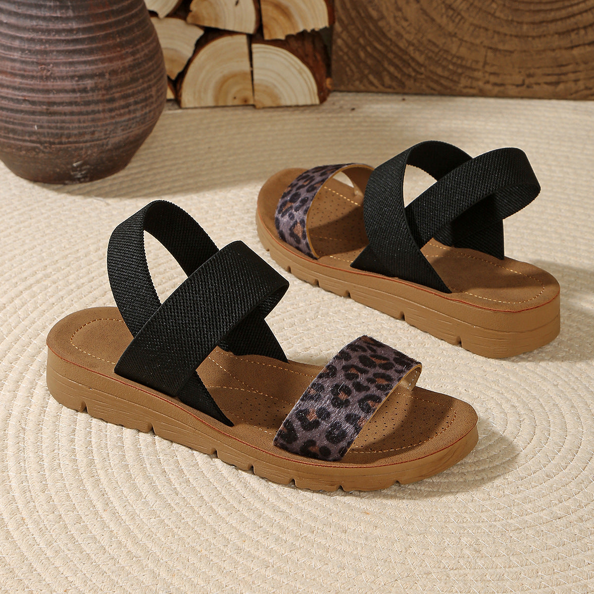 European And American Roman Elastic Waistband Women's