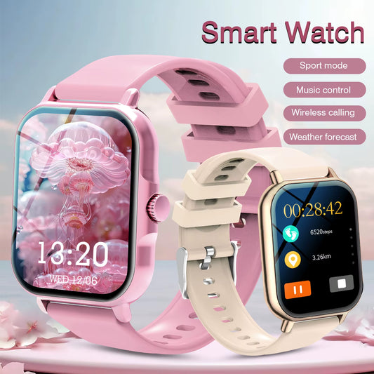 Smart Watch, for Men and Women, Wireless Calling, Fitness Tracker, 2.01 Inch Screen, Sports Smart Watch