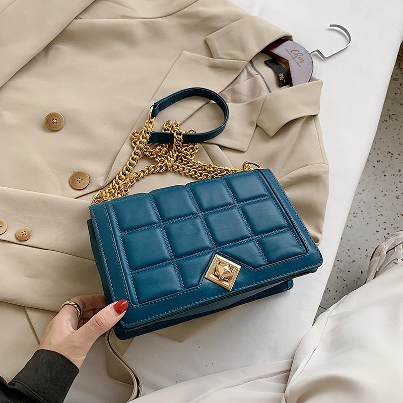 One Shoulder Chain Small Square Bag Crossbody