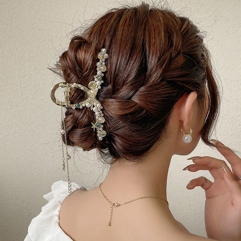 Exquisite Hairpin Female Large Shark Clip