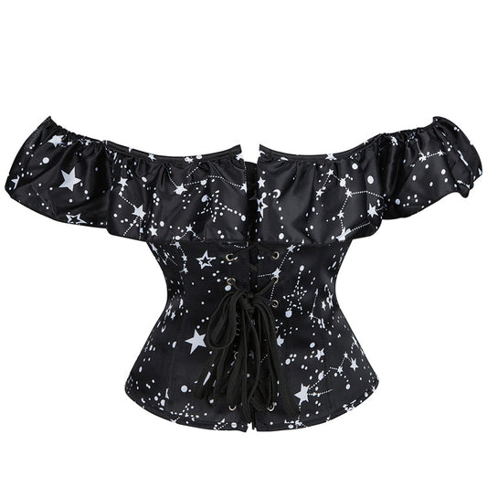 Dame Shapewear Top med Én Skulder Korset
