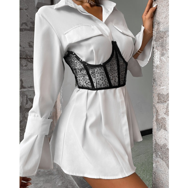 European And American Straps Small Vest Waistband For Commuting