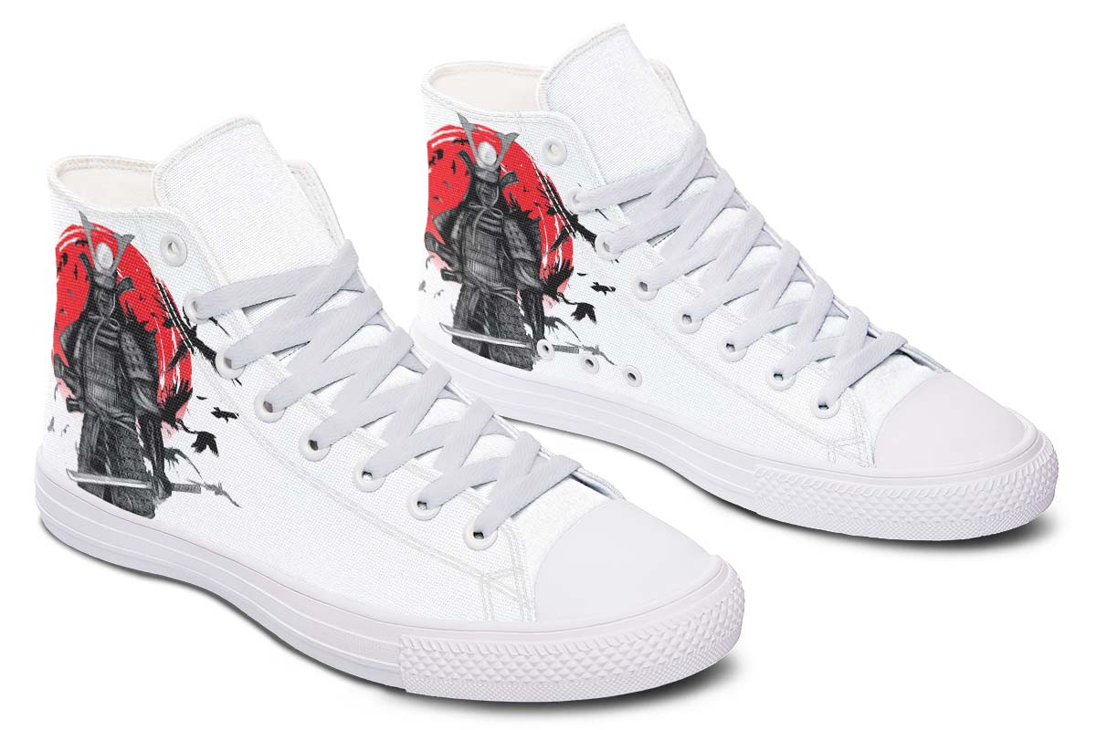 Men's And Women's Fashion Color Printing High-top Canvas Shoes