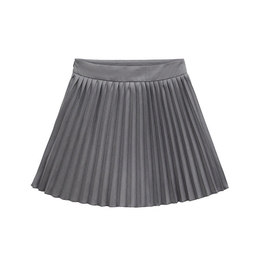 Multi-Color Wide Pleated Modern Fashion Culottes