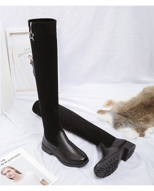Ladies Fashion Casual Platform Heel Boots
