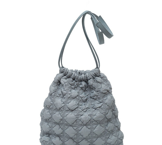 Diamond Bucket Fashion Pleated Crossbody Bag
