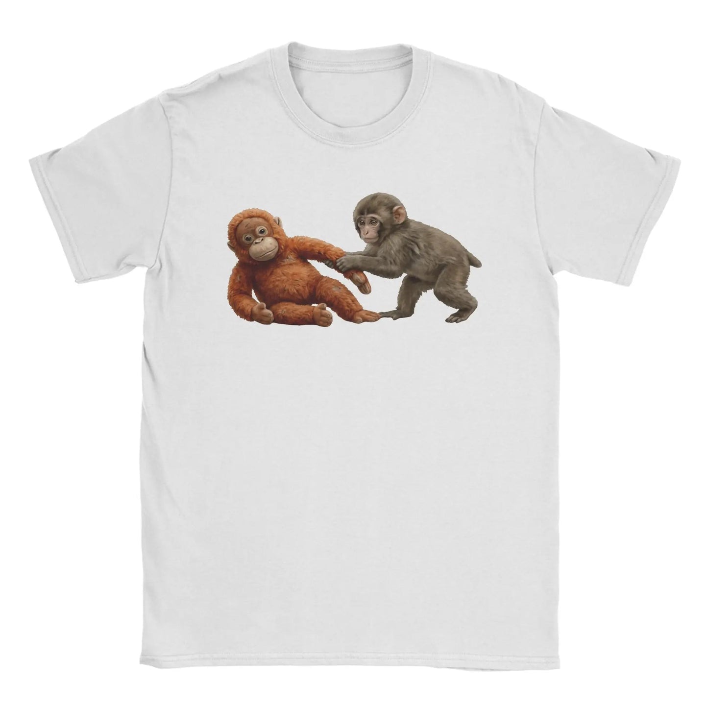 Summer Loose Short Sleeves T-shirt Men's And Women's Round Neck