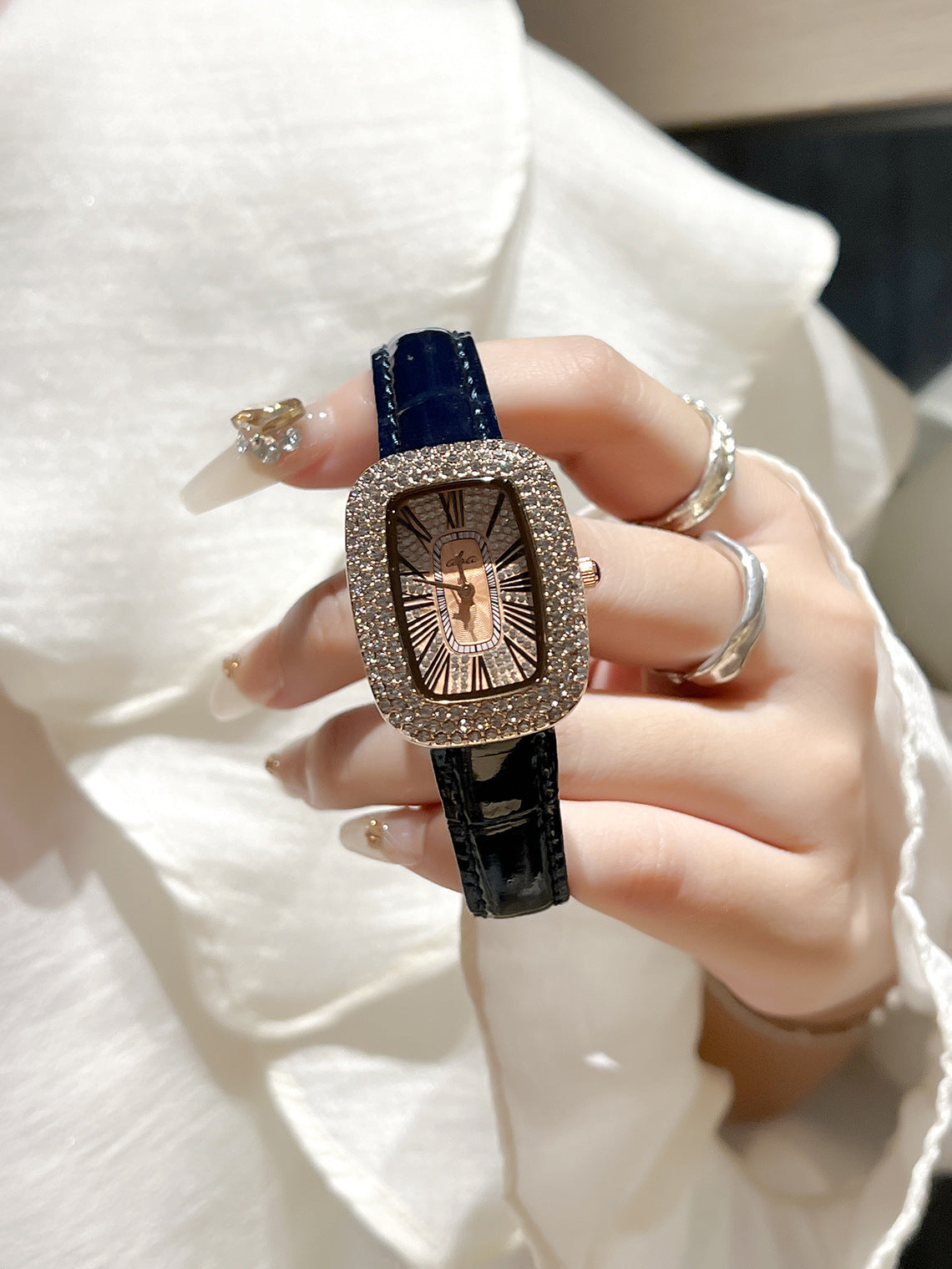 Full Diamond Waterproof Quartz Watch