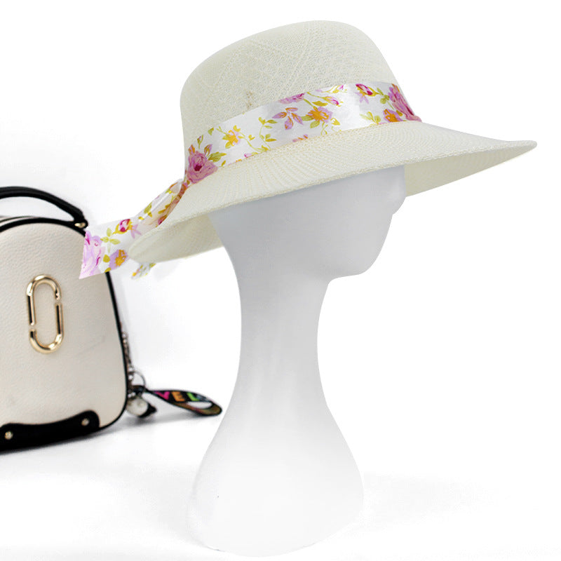 Faux Raffia KvindesolhatSolcreme