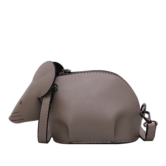 Women's Bag Single Shoulder Diagonal Bag Cute Mouse Bag