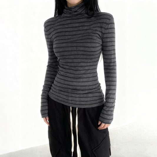 Stylish Minimalist Slim Fit Womens Long Sleeve Top