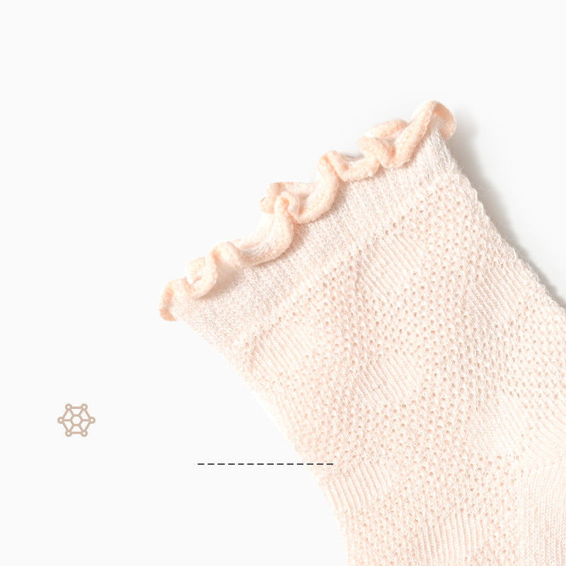 Summer Thin Spring And Summer Mid-tube Loose-mouth Baby Children's Socks